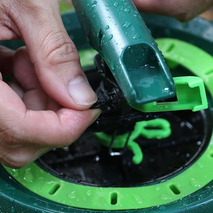 STYDDI Pattern Impulse Sprinkler for Medium to Large Yards, Customizable Watering Pulsating Sprinklers for Yard, Lawn Impulse Sprinkler for Irregular Shapes, Covers up to 5,800 Sq. Ft