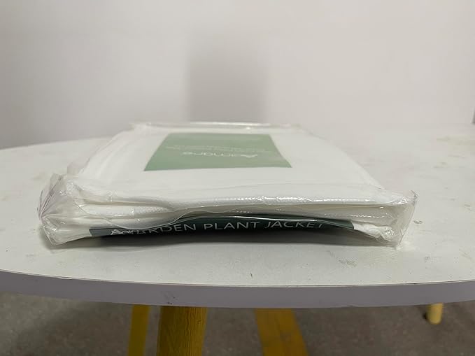 Abimars Thicker Plant Covers Freeze Protection Jacket 2.36 oz/yd², 2.6'x2.6' Reusable Winter Plant Covers with Drawstring & Zipper, 2 Pack Light, Porous Fabric for Plant Breathing