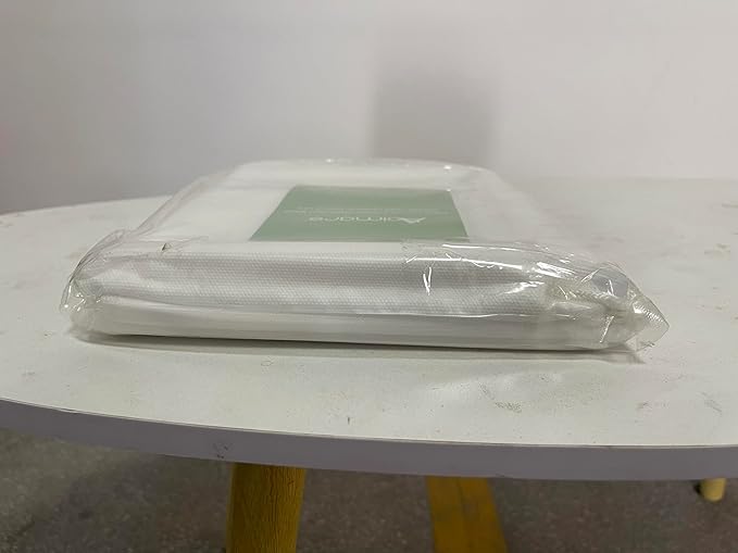 Abimars Thicker Plant Covers Freeze Protection Jacket 2.36 oz/yd², 3.3'x3.3' Reusable Winter Plant Covers with Drawstring & Zipper, 2 Pack Light, Porous Fabric for Plant Breathing