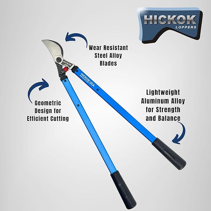 Heavy Duty Loppers for Tree Trimming – 28" Branch Cutter & Pruning Shears with Long Handle | Lightweight Aluminum Tree Trimmer | Professional-Grade Pruner Made in USA