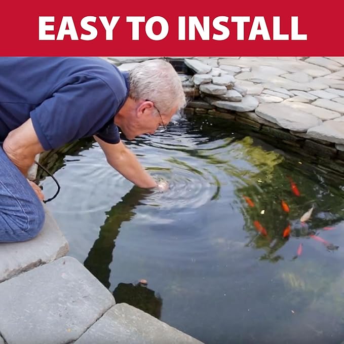 The Pond Guy MagFlo High-Efficiency Compact Pump for Small Water Gardens, Quiet Multi-Purpose System for Waterfalls, Fountains or Spitters, 460 GPH