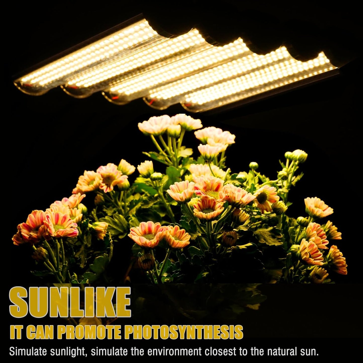 LED Grow Lights for Indoor Plants 5 Heads 450 LEDs Full Spectrum, Plant Lights for Indoor Growing with Stand, Plant Grow Lights with Auto 3/6/9/12/15/18H Timer for Indoor Tall Plants.
