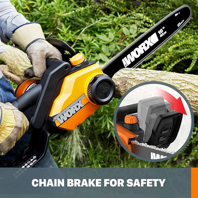 Worx WG303.1 14.5 Amp 16" Electric Chainsaw