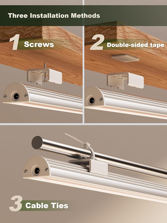 GLOWRIUM Smart Grow Lights for Indoor Plants with APP, 15" Full Spectrum Grow Light Strips, G6 Plant Light Strip with auto Timer, 3 Angle dimming Levels for Plant Shelf, 2-Pack (Silver, 16W)