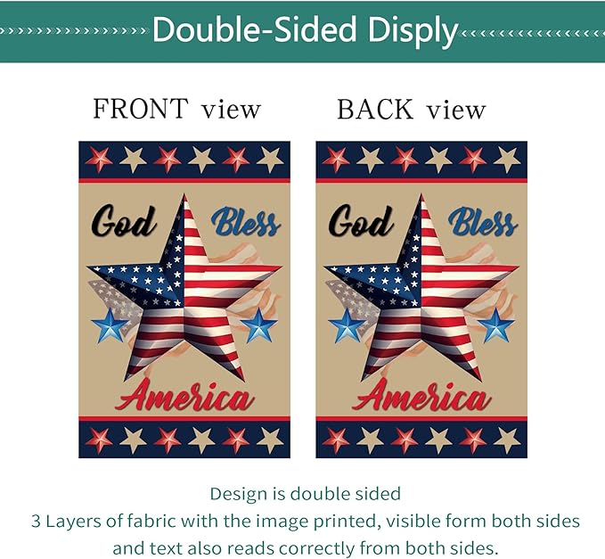 Seasonal Garden Flags set of 12 Double Sided, Yard Flags for Outside 12x18 Inch for Christmas Halloween Easter Valentine's St Patrick's 4th of July Spring Summer Fall Winter, All Seasons Garden Decor