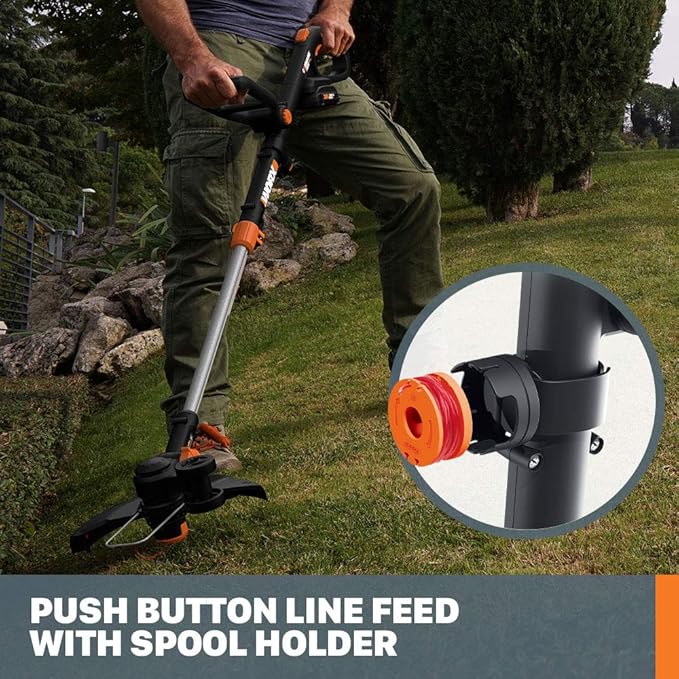 Worx GT Revolution 20V 12" String Trimmer Grass Trimmer/Edger/Mini-Mower, WG170.2