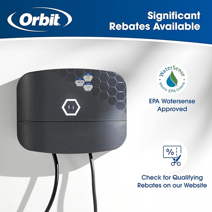 Orbit 57985 B-hyve XR 8-Zone Smart Indoor/Outdoor Sprinkler Controller