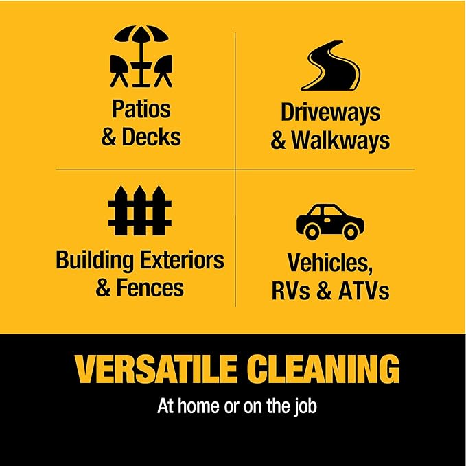 DeWalt DXPW3400PRNB-S PressuReady 3400 PSI Gas Pressure Washer with Quick Start Technology, 2.5 GPM Axial Cam Pump, 208cc Engine, Cold Water, Includes 25-Ft Hose, Nozzles, Spray Gun & Wand, 49-State