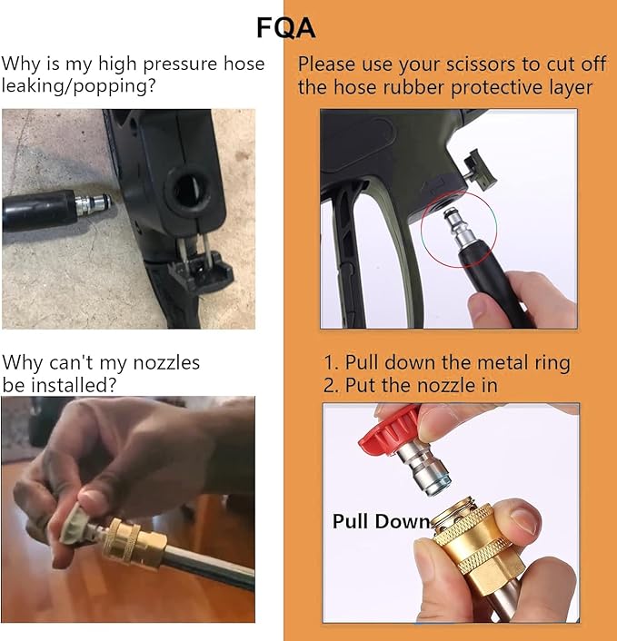 5000PSI Pressure Cleaner 2025 2.8GPM High Power Cleaner with 4 Pressure Nozzle and Soap Bottle for Home, Car Washing, Fence Cleaning, Patio (Orange)