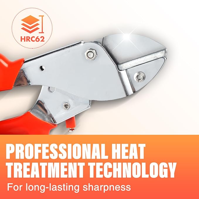 7" Professional Anvil pruner with SK-5 Blades, Best for Dry, Dead Stems & Branches, Plastic, Rubber.Gardening Clipper ,Cut-Multi-Purpose handheld shears for Industry & Crafts|LFXP1107