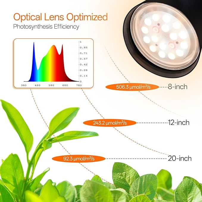 Bstrip Grow Lights for Indoor Plants, 4 Head Floor Grow Light Stand with Flexible Gooseneck, 3800K Full Spectrum Non-Dimmable Light for Plants Growing, 59" Tall Standing Grow Light with Smart Timer