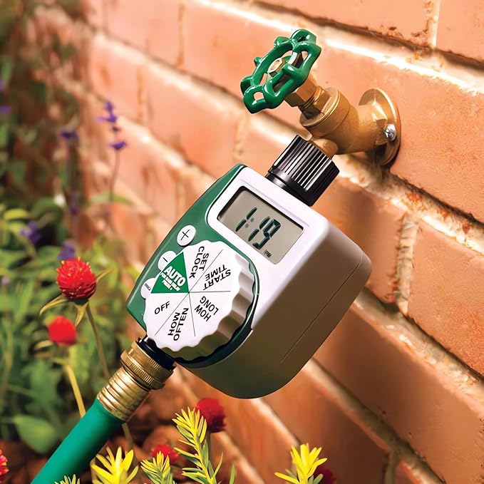 Generic Sprinkler Timer Garden Hose Programmable Water Timer Drip Irrigation System Green