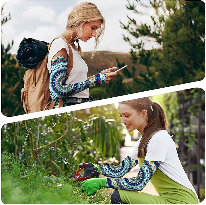 Gardening Sleeves for Women Farm Sun Protection Thorn Proof Cooling Arm Sleeves to Cover Arms for Garden Sports