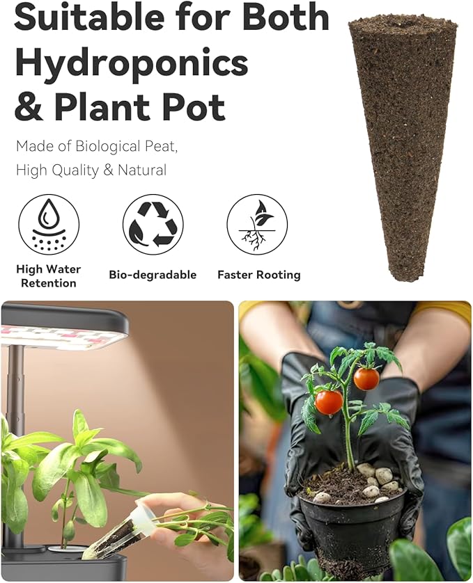 LYKOCLEAN Fruits Seed Pod Kit for AeroGarden, Ahopegarden, iDoo, GARDENCUBE, MUFGA with Strawberry, Cucumber, Red/Golden Cherry Tomato, Compatible with All Indoor Hydroponics Growing System, 16-Pod