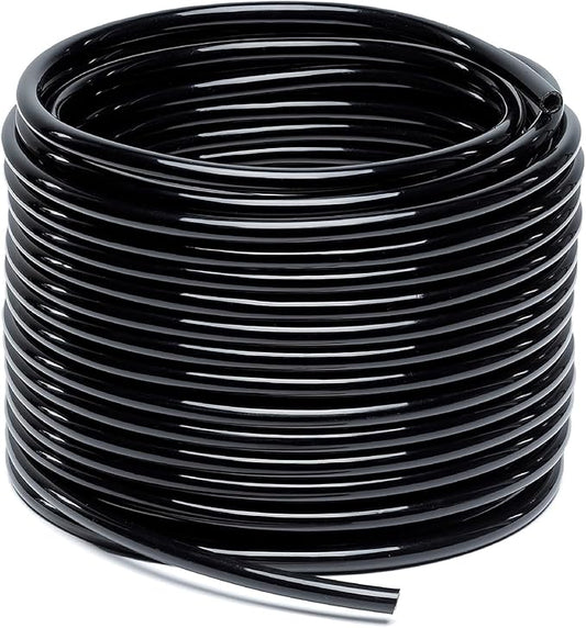 100 Ft (30 m) 1/4 Drip Irrigation Tubing Drip Line,for Irrigation Tubing,Drip Irrigation Hose,Drip Irrigation System,Drip Line Black