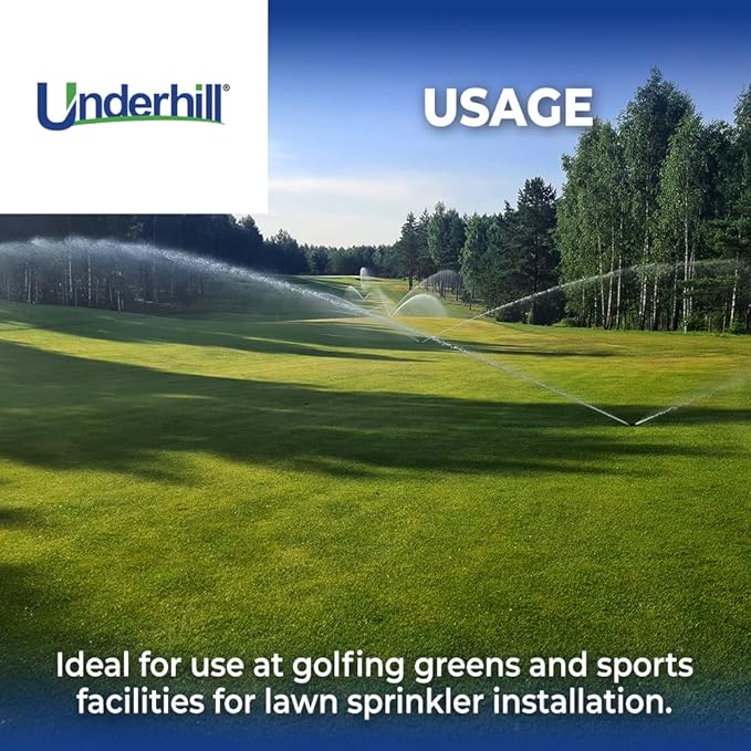 Underhill Plumbing Tools for Sprinkler System, EasyCap Female FPT Fitting for EasyOut Sprinkler Tool, Plug Off Unwanted Sprinklers, A-EO-05EC, 24 Pack