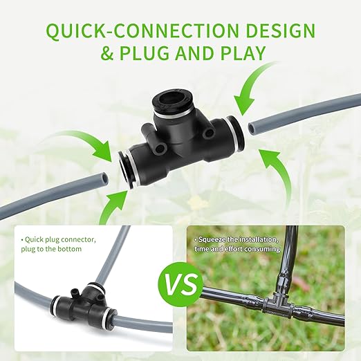 Automatic Plant Waterer Indoor, Indoor Plant Watering Devices with 2 self-Priming Pump, Automatic drip Irrigation kit with 20 Adjustable droppers, self Watering System, programmable Timer