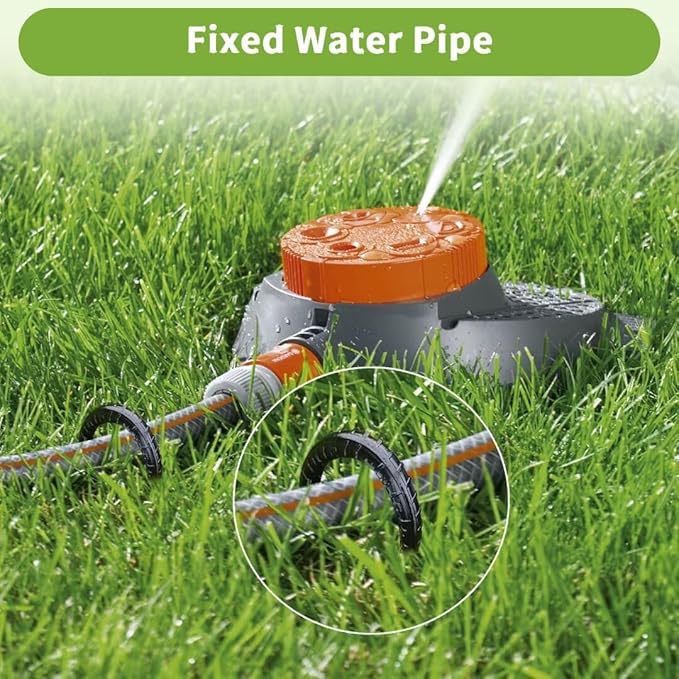 Ground-Stakes-Heavy-Duty-12 inch, U-Hook Rebar Stakes Black Coated Anti-Rust 6pcs Garden Stakes Metal Ground Anchors for Garden Dog Fence Chicken Coop Christmas Decorations Deer Fence