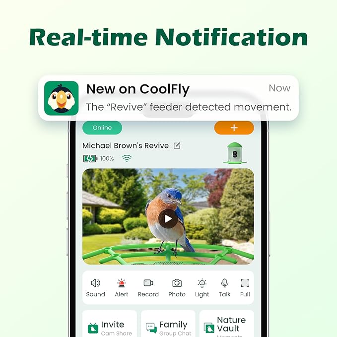 Bird Feeder with Camera, Smart Bird House with Cam for Outside, 2K HD Auto Record Video, AI Identification & Instant Alerts, Solar Powered, Bird Watching Gifts for Family and Birdlovers