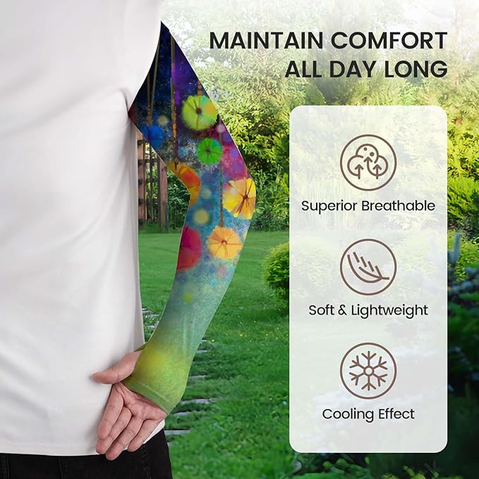 Gardening Sleeves for Women Farm Sun Protection Thorn Proof Cooling Arm Sleeves to Cover Arms for Garden Sports