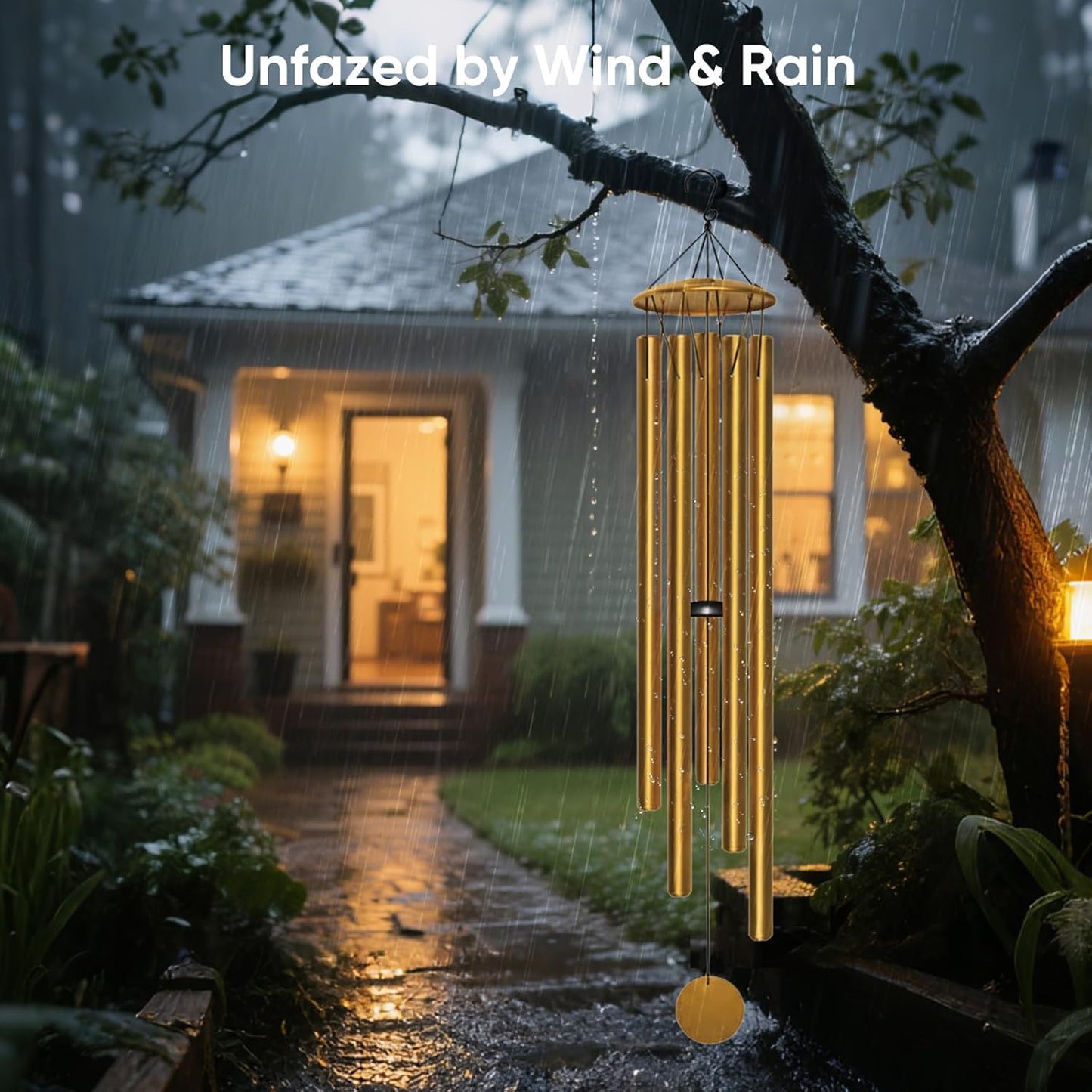 Large Wind Chimes for Outside Deep Tone, 65" Deep Tone Wind Chimes for Outside Porch Garden Patio Balcony Memorial Room Decor, Memorial Sympathy Gift for Loss of Loved One