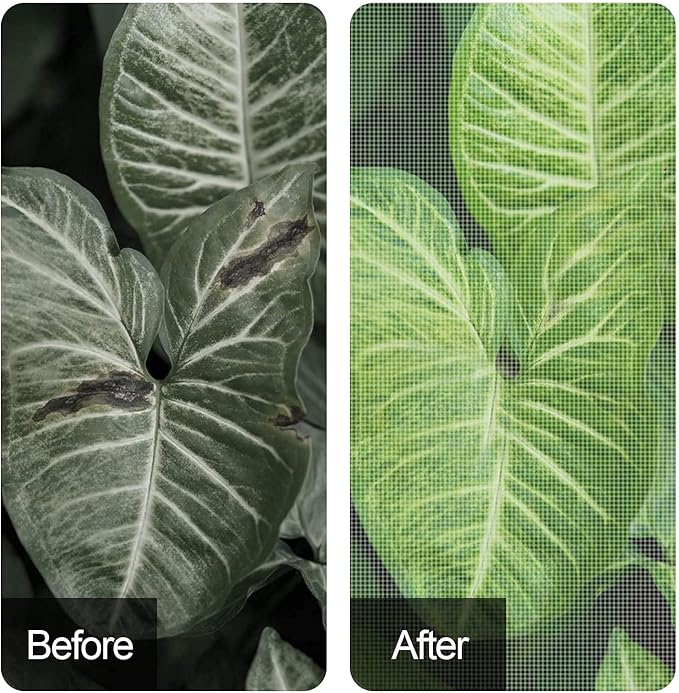 Alpurple Winter Plant Covers Freeze Protection -Warm Rectangle Plant Protection Cover, Frost Cloth Blanket Protecting Fruit Tree Potted Plants from Freezing Animals Eating (13 x 6.5 Feet)