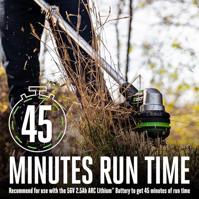EGO Power+ 56-Volt 15" String Trimmer with POWERLOAD™ with 2.5Ah Battery and 210W Standard Chargers, ST1511T