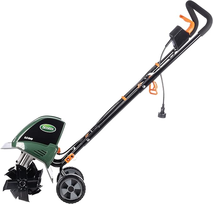 Scotts Outdoor Power Tools TC70001S Electric Tiller, 11-Inch, 8.5-Amp, Green