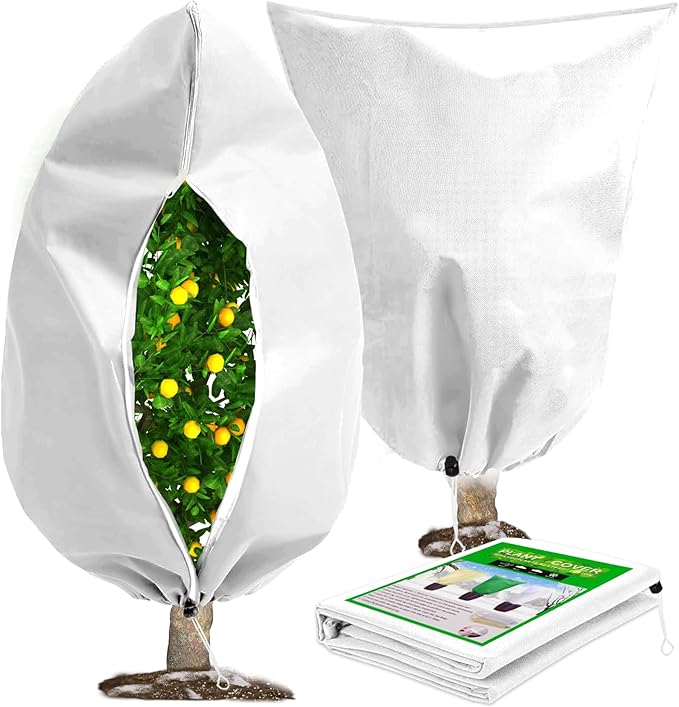 DQS Plant Covers Freeze Protection, 78.7" x94.4" Winter Frost Protection Blankets Frost Cloth,Suitable for Outdoor Winter Frost, Cold Weather, shrubs, Trees, Jackets, and coverings