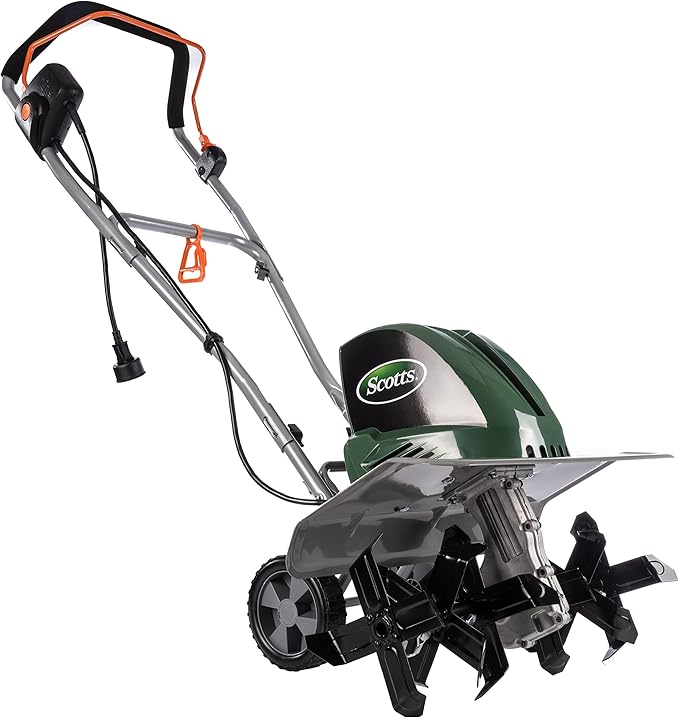 Scotts Outdoor Power Tools TC71420S Tiller, 20-Inch, 14-Amp, Green