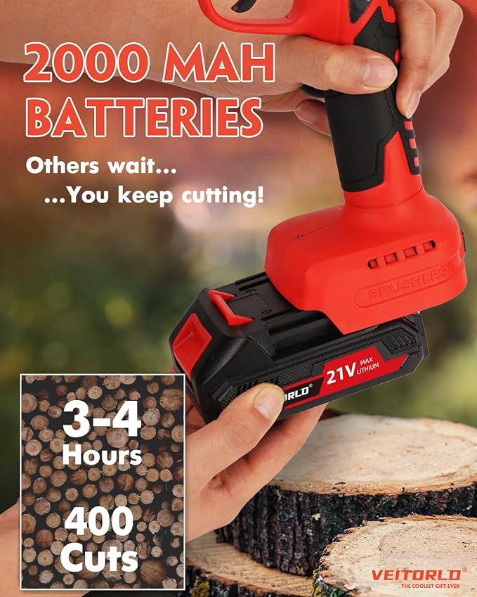 20V Electric Pruning Shears, Garden Shears, 30mm 1.2'' Cutting Diameter Portable Cordless Branch Cutter Tree Trimmer with LCD Display&Replaceable Blade, Gifts for Men Dad Him Husband Christmas