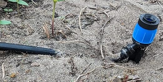 240FT Drip Irrigation Kit, Adjustable Plant Mister, Automatic Irrigation System, Mefape Sprinkler System, Garden Watering System for Greenhouse Yard Lawn, 1/2” 1/4” Drip Tubing