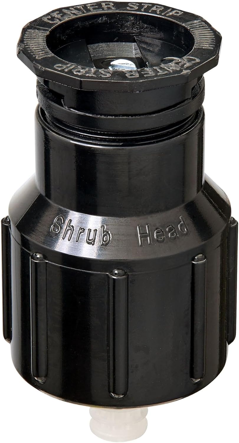 5-Pack Plastic Shrub Head Sprinklers with Plastic Spray Nozzles Center Strip