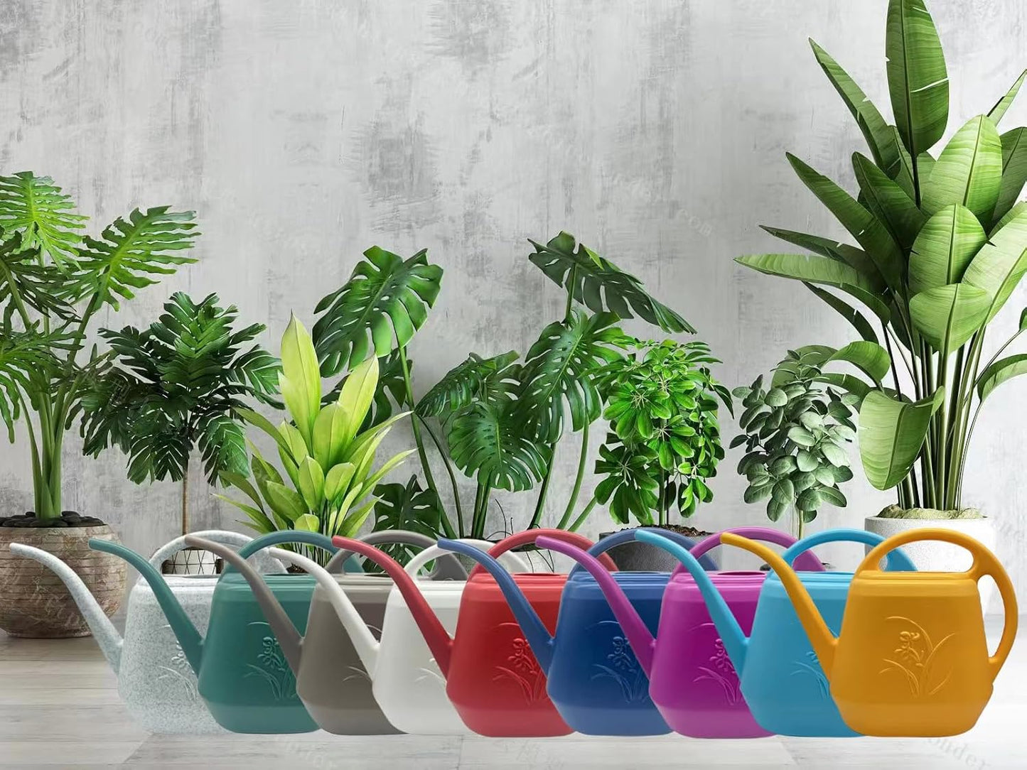 Plant Watering Can - 1/2 Gallon - Rose Red