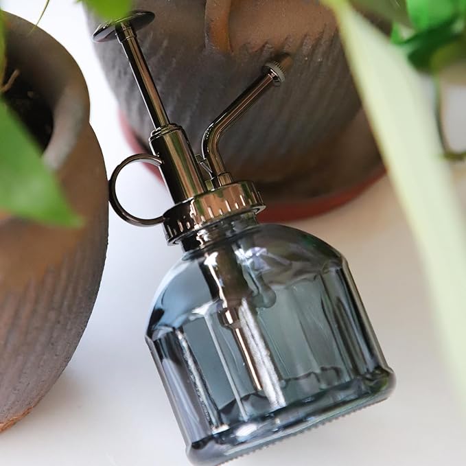OFFIDIX Glass Plant Spray Bottle Plants Mister for Inside Small Watering Can for Indoor House Vintage Plant Spritzer Succulent Watering Sprayer Bottle