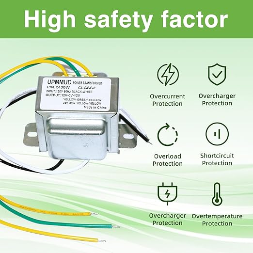 Sprinklers 468000 、154628 Controller and Monitoring System 24VACTransformer Compatible Hunter Irritrol Rain Dial Bird ESP4MIXFMR ESP4Mi ESP4MEi