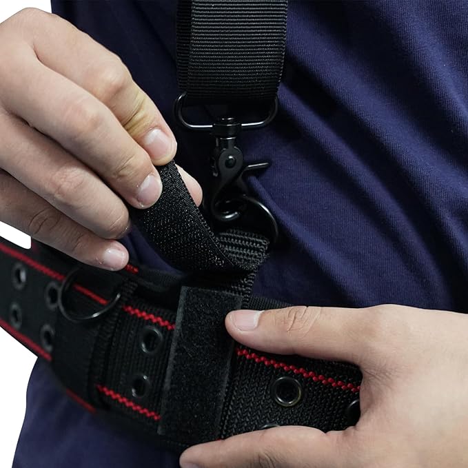 KUNN Pro Tool Belt Suspenders Padded - Durable,Comfort and Adjustable