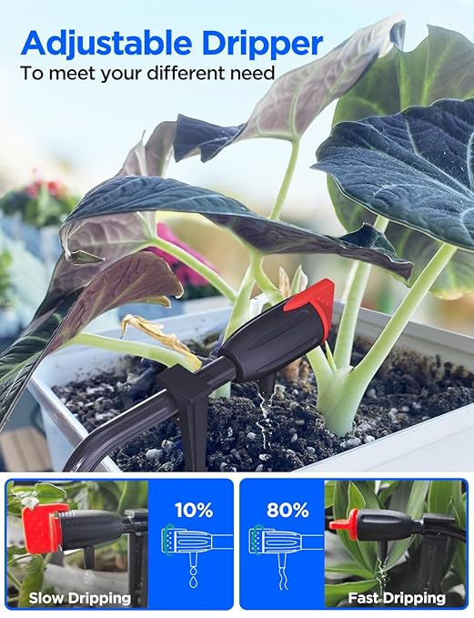 LetPot Automatic Watering System for Potted Plants, Drip Irrigation Kit System, Smart Plant Watering Devices for Indoor Outdoor, Water Shortage Remind, IPX66 ๏ผGrey