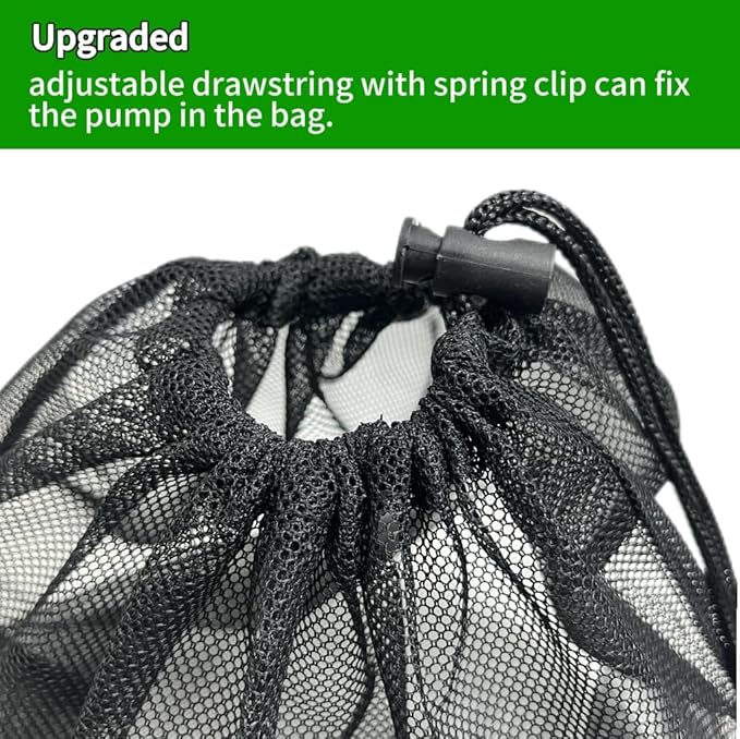 24" x 26" Pond Pump Cover Filter Bag, Black Media Bag Large Pump Mesh Bag for Outdoor Water Ponds Filters, Water Filter Pump, Outdoor Ponds, Garden, Swimming Pool (1, 24" x 26")