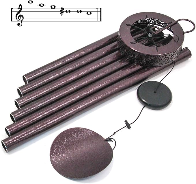 ASTARIN 48'' Wind Chimes for Outside Deep Tone - Large Windchimes with 6 Heavy Tubes, Memorial Wind Chimes Outdoor for Garden Hanging Décor,Sympathy Gifts,Bronze