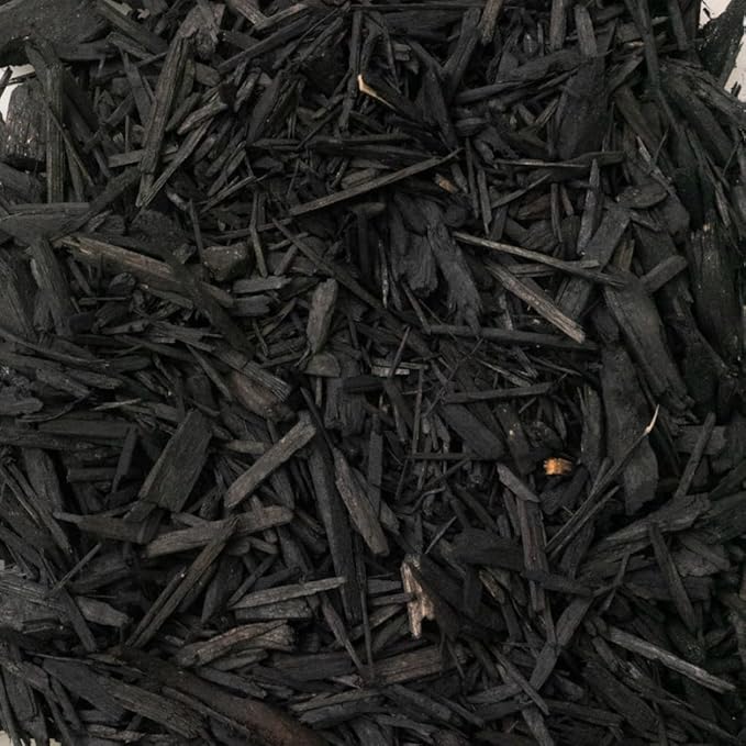 Gardenera Black Mulch - Retain Moisture and Promote Healthy Root Growth in Your Landscape - 4 QUARTS