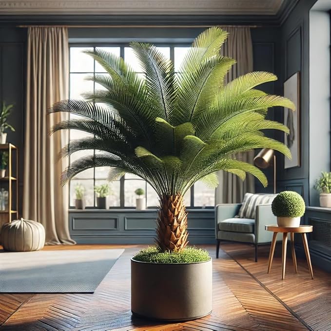 Dwarf Date Palm Seeds – Slow-Growing Perennial Palm (Phoenix roebelenii) | Indoor/Outdoor Ornamental, Non-GMO, Tropical Landscape Plant