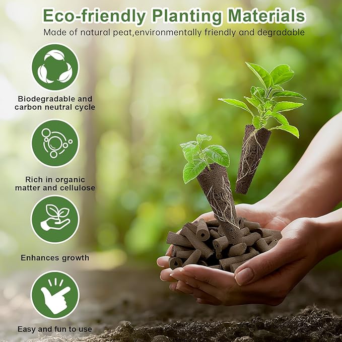 Gourmet Herb Seed Pod Kit for AeroGarden, idoo, Ahopegarden, MUFGA with Basil, Parsley, Thyme, Mint, Cilantro, Dill, Oregano - Hydroponics Supplies for Most Brand (7-pod)