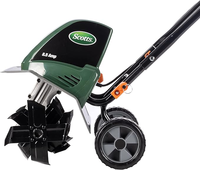 Scotts Outdoor Power Tools TC70001S Electric Tiller, 11-Inch, 8.5-Amp, Green