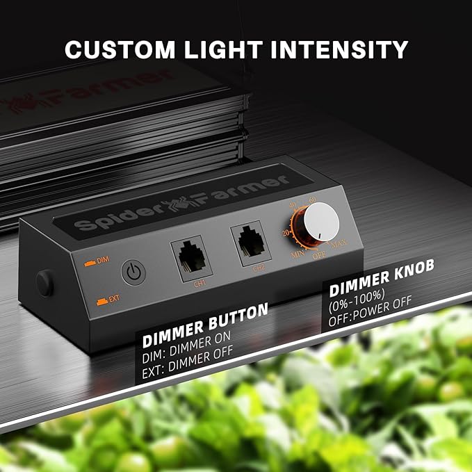 Spider Farmer SF2000, Samsung LM301H EVO Led Grow Light, Full Spectrum Plant Light, 200W Dimmable & High Efficiency & Deeper Penetration Lamps for Seed Starting Vegetables Bloom in 2x4 Grow Tent