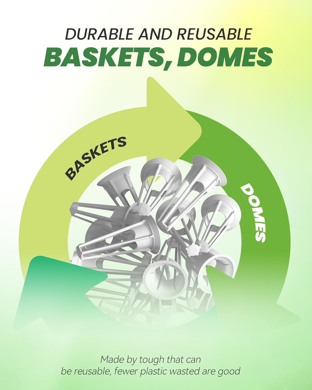 RAINPOINT 134PCS Hydroponic Pods Kit - Seed Pod Kit for Aerogarden and All Brand - 1 PCS AB Food, 2 PCS Fertilizer, 13 PCS Baskets, 13 PCS Covers, 52 PCS Grow Sponges, 52 PCS Labels, 1 PCS Tweezers