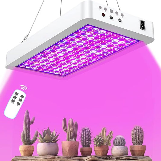 LED Grow Light Full Spectrum, Plant Grow Light with Veg & Bloom Switch for Hydroponic Indoor Plants LED Grow Lamp with Daisy Chain,with Remote Control