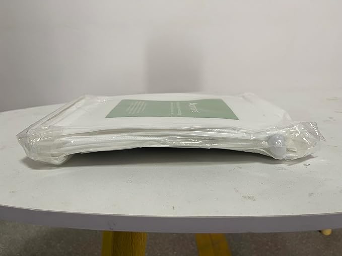 Abimars Thicker Plant Covers Freeze Protection Jacket 2.36 oz/yd², 2.6'x2.6' Reusable Winter Plant Covers with Drawstring & Zipper, 2 Pack Light, Porous Fabric for Plant Breathing