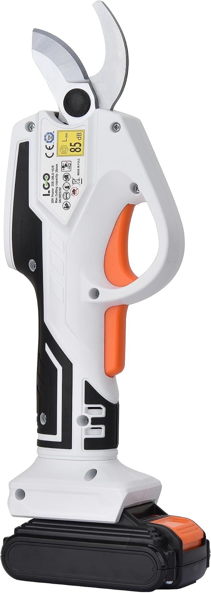 LIGO 20V Cordless Pruning Shear, Professional Electric Garden Cutter 2.0Ah Battery Powered, Max 25mm (0.98 inch) Cutting Diameter Rechargeable Tree Branch Pruner with Replaced Blade