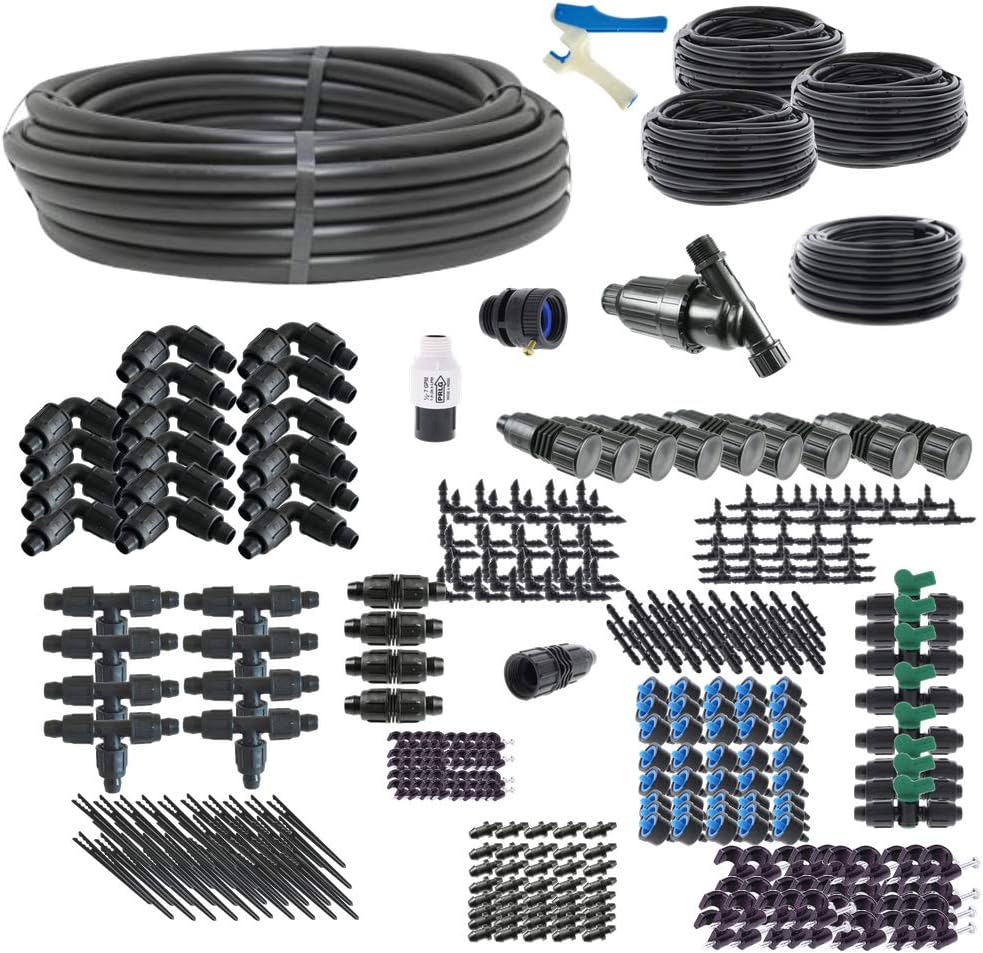 Drip Depot Drip Irrigation Kit for Raised Bed Gardening - Kit Size : Premium